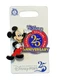 2025 Disney Parks 25th Anniversary Pin Trading Mickey Mouse Official Logo OE Pin