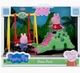Peppa Pig Dino Park with George Dinosaur Slide Swing Playground Jazwares NEW