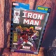 Marvel Legends Series 7 Iron Man Tony Stark #200 Comic Book with Collector Wall