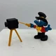 Smurfs 40217 Vtg Schleich Photographer Super Smurf Camera Figure Cameraman