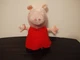 Peppa Pig Hug N' Oink 12&rdquo; Talking Plush Doll in Classic Red Dress TESTED