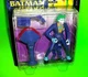 Vtg JOKER Action Figure & Trading Card DC Comic Book Batman Super Villain w Gun