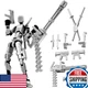 Qoopower Gatling Gun T13 Titan 13 Action Figure Setassembled Robot Action