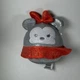 Disney 100 Squishmallows Plush 5" Minnie Mouse Sparkly Red Silver Grey Toy