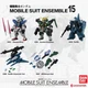 Bandai Capsule toy Mobile Suit Ensemble 15 Gundam Exia Dynames ReZEL Set of 5