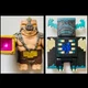 Minecraft Movie Battle Mode GREAT HOG & WARDEN Action Figures Mattel Mojang