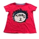 Dr. Seuss Universal Studios Girls 4T Thing 2 Sequin Embroidery Red T-Shirt 4T