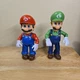 JAKKS Pacific Super Mario Bros. Movie Mario & Luigi 5 in Action Figures