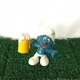 Smurfs Beer Drinking Smurf 20078 Vintage Figure 1975 Schleich Toy Peyo