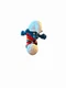 The SMURFS 1978 VINTAGE SCHLEICH PEYO SPORTS SOCCER PLAYING SMURF FIGURINE
