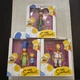 LOT OF 3 JAKKS PACIFIC THE SIMPSONS 5" FIGURES MARGE MAGGIE LENNY BASEBALL HOMER